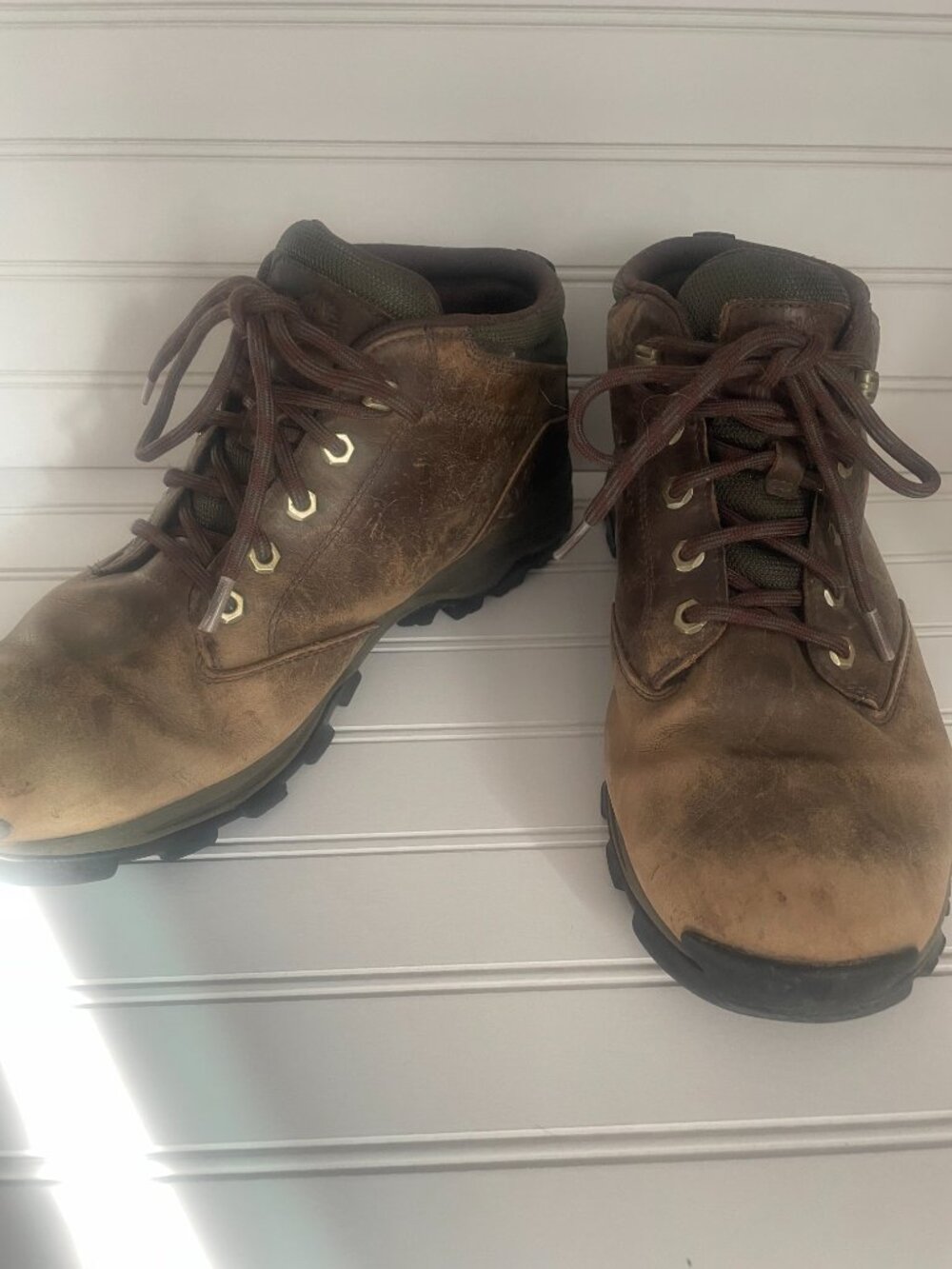 Timberland hiking boots rustic brown